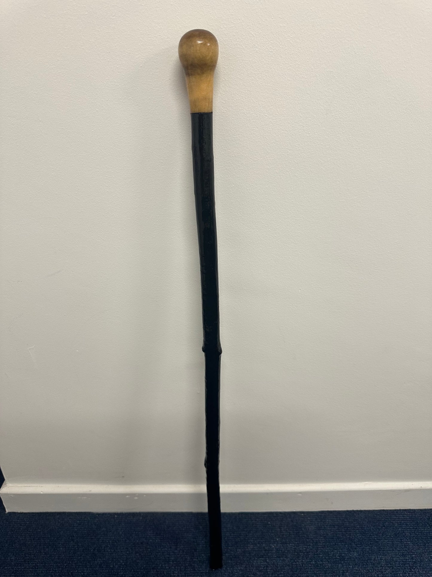 Two-Piece Bulb Handle Blackthorn Stick – 100cm