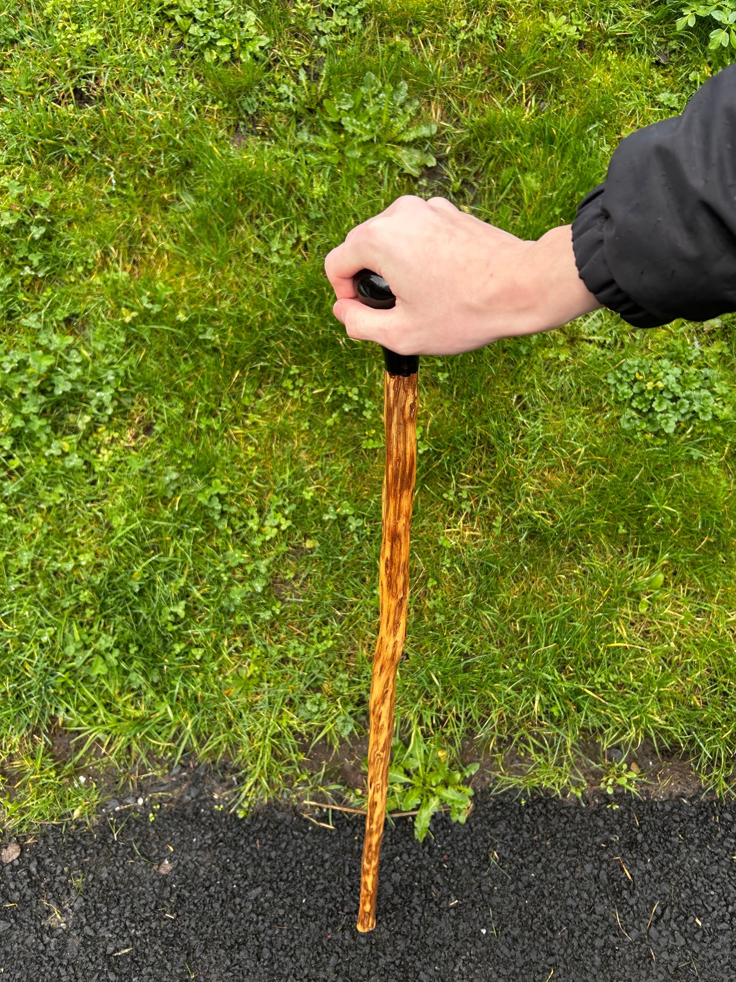 Hazel Stick with bulb handle – 95 cm (37”)
