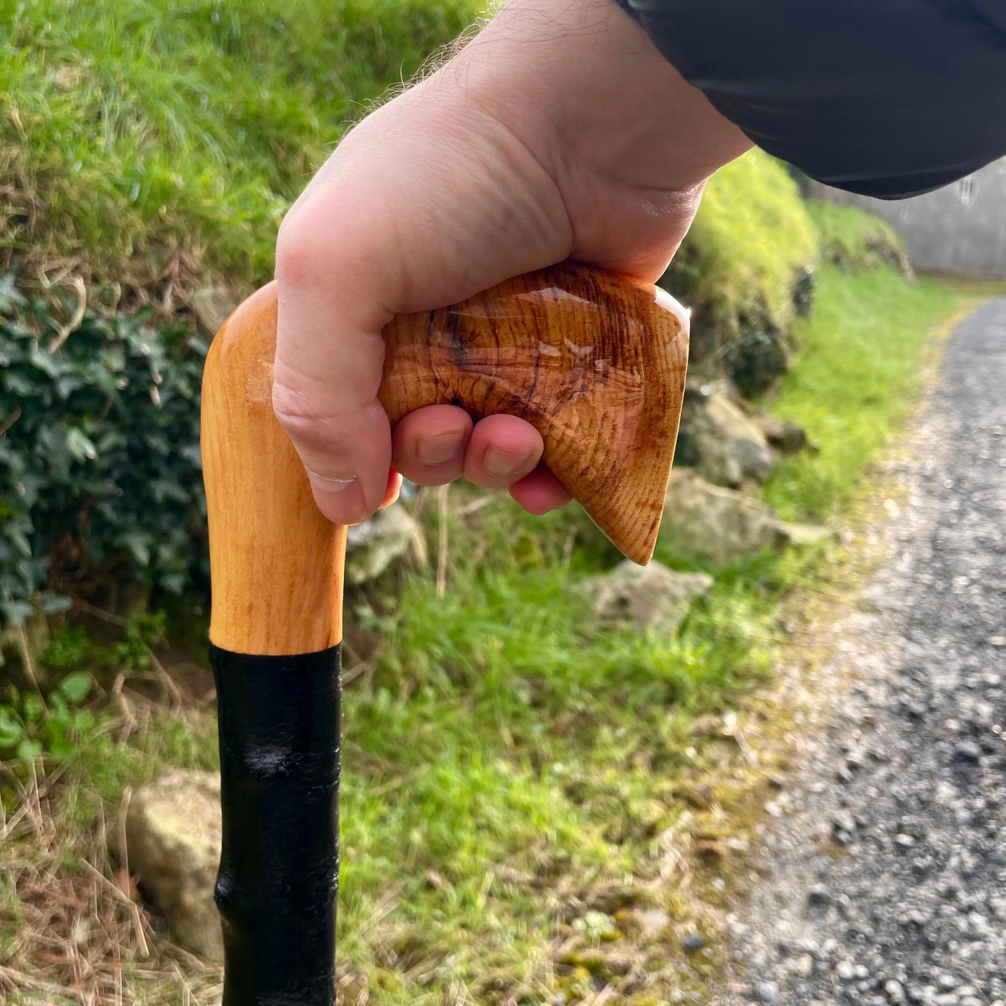 Luxury Blackthorn walking stick with Handle