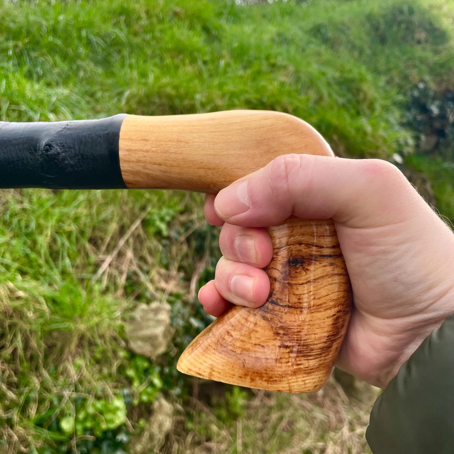 Luxury Blackthorn walking stick with Handle