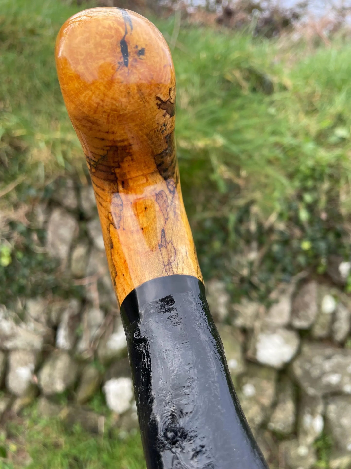 Luxury Blackthorn walking stick with Handle