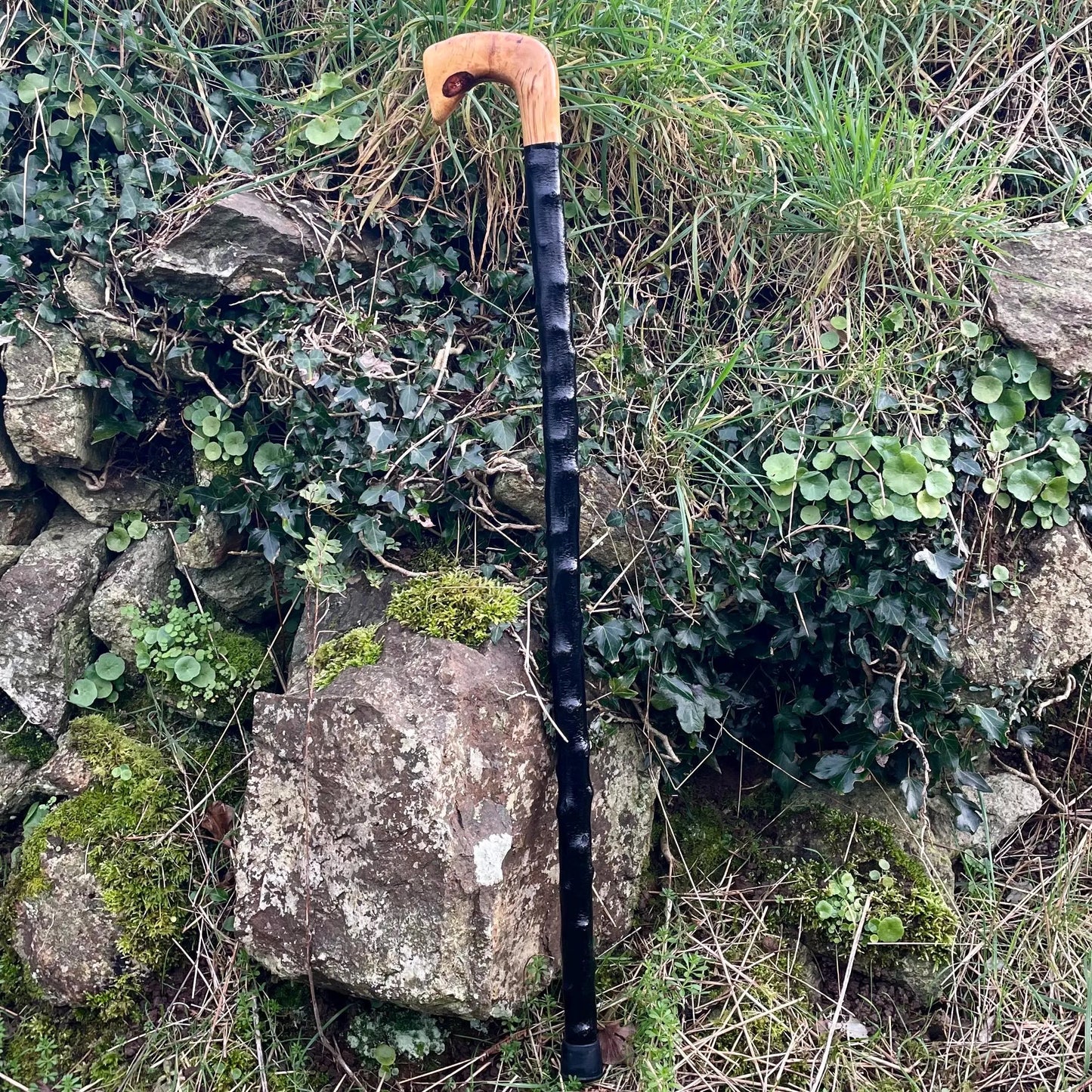 Luxury Blackthorn walking stick with Handle
