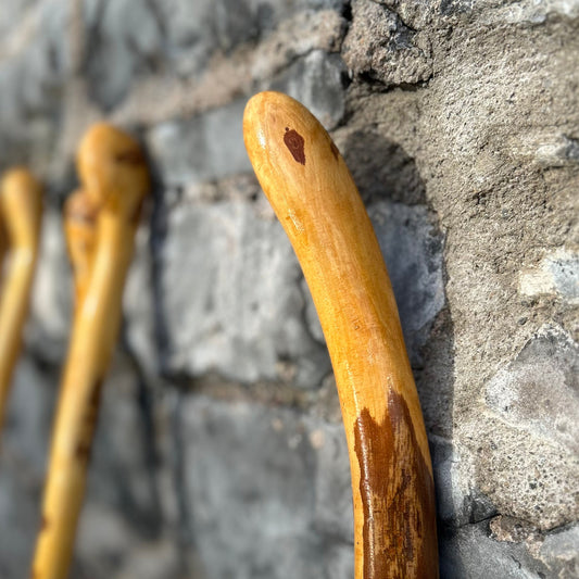 Light Hazel Walking Stick with Copper End – 35” (90 cm)