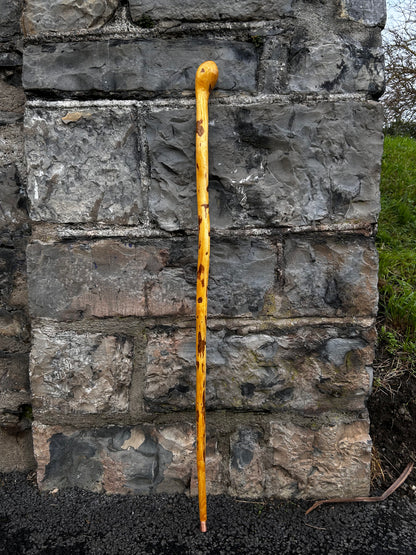 Light Hazel Walking Stick with Copper End – 37” (94 cm)