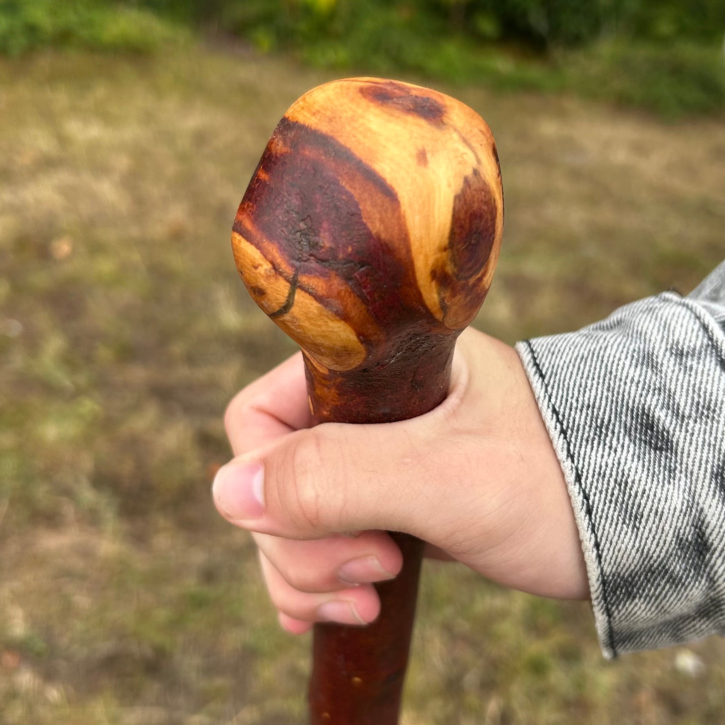 Large Knob Blackthorn Shillelagh with Thick Shaft – 96.5 cm (38”)