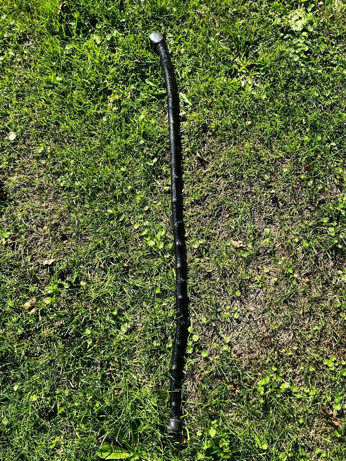 Black Painted Blackthorn Knob Shillelagh Stick – 95 cm (37.4”)