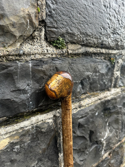 Hazel Walking Stick with Knob Finish – 100 cm (39.4”)