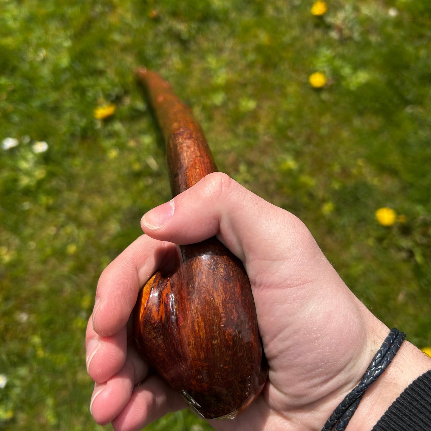 Blackthorn Shillelagh Knob Stick with Varnish Finish – 101 cm (39.7”)