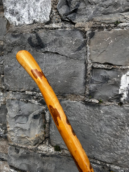 Light Hazel Walking Stick with Copper End – 37” (94 cm)