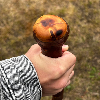 Large Knob Blackthorn Shillelagh with Thick Shaft – 96.5 cm (38”)