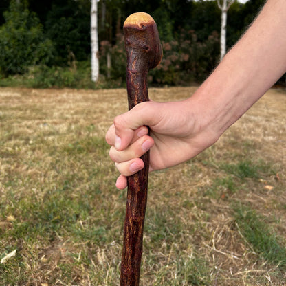 Short Chunky Blackthorn Shillelagh Knob Stick – 73 cm (28.7”)