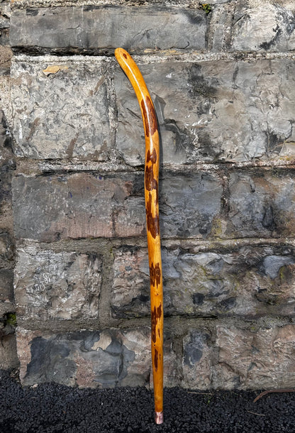 Light Hazel Walking Stick with Copper End – 37” (94 cm)