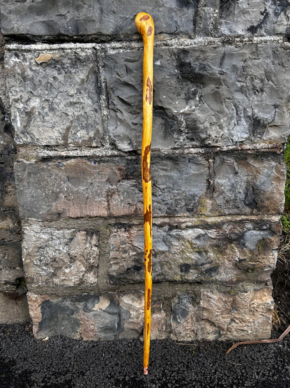 Light Hazel Walking Stick with Copper End – 37” (94 cm)