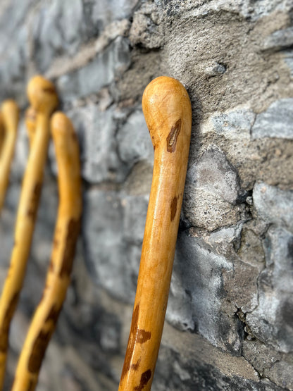 Light Hazel Walking Stick with Copper End – 37” (94 cm)