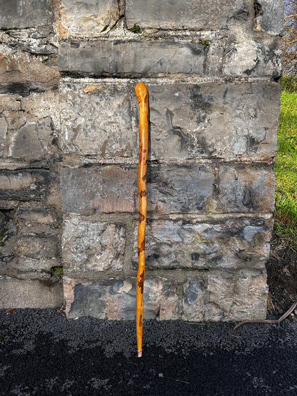 Light Hazel Walking Stick with Copper End – 37” (94 cm)