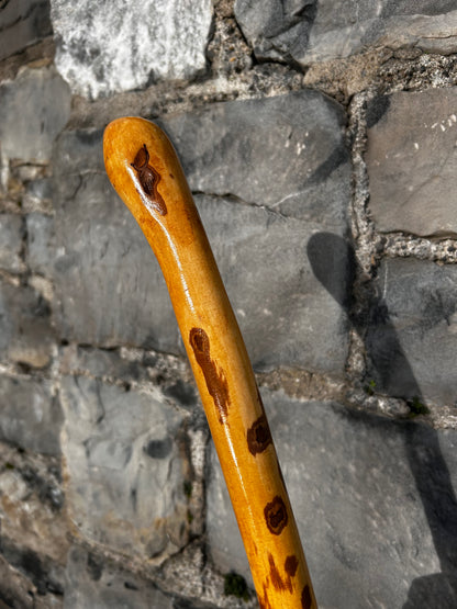 Light Hazel Walking Stick with Copper End – 37” (94 cm)