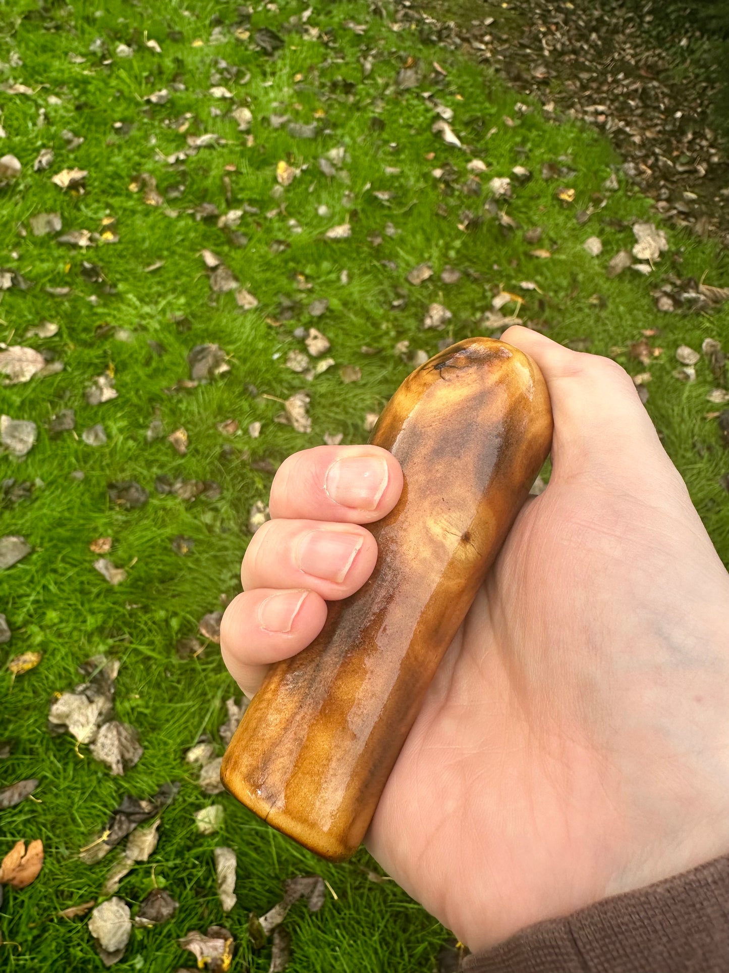 Irish Blackthorn Walking Stick with L Handle – 38”