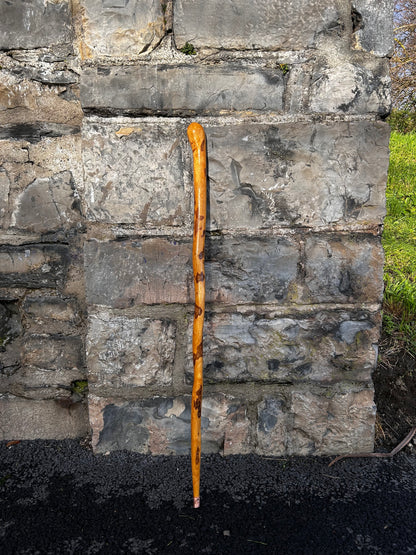 Light Hazel Walking Stick with Copper End – 37” (94 cm)