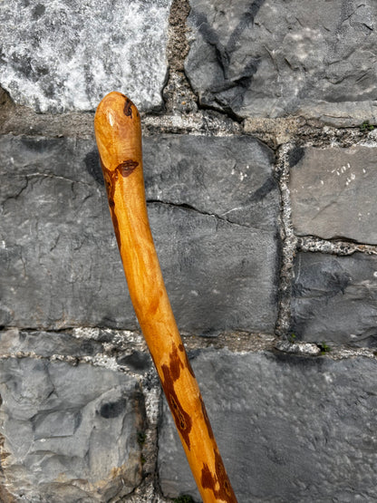 Light Hazel Walking Stick with Copper End – 37” (94 cm)
