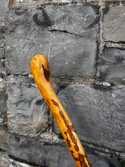 Light Hazel Walking Stick with Copper End – 37” (94 cm)