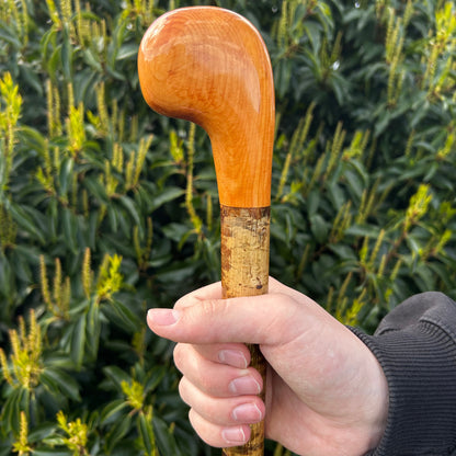 Spalted Beech & Hazel Two-Piece Shillelagh – 103 cm (40.5”)