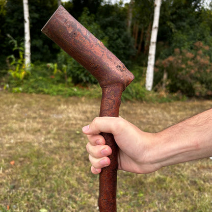 Chunky Blackthorn Shillelagh Sloped L Handle – 98.1 cm (38.6”)