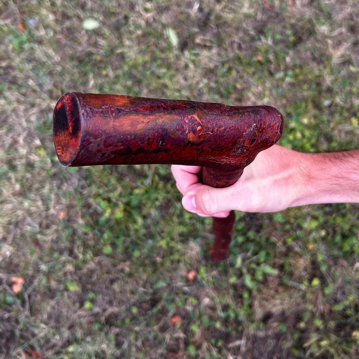 Chunky Blackthorn Shillelagh Sloped L Handle – 98.1 cm (38.6”)