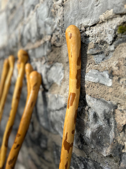 Light Hazel Walking Stick with Copper End – 37” (94 cm)