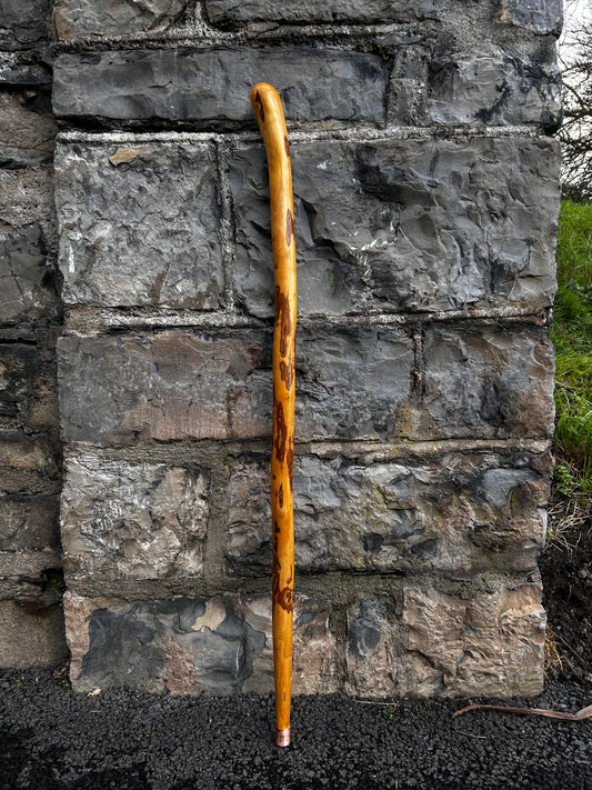 Light Hazel Walking Stick with Copper End – 37” (94 cm)