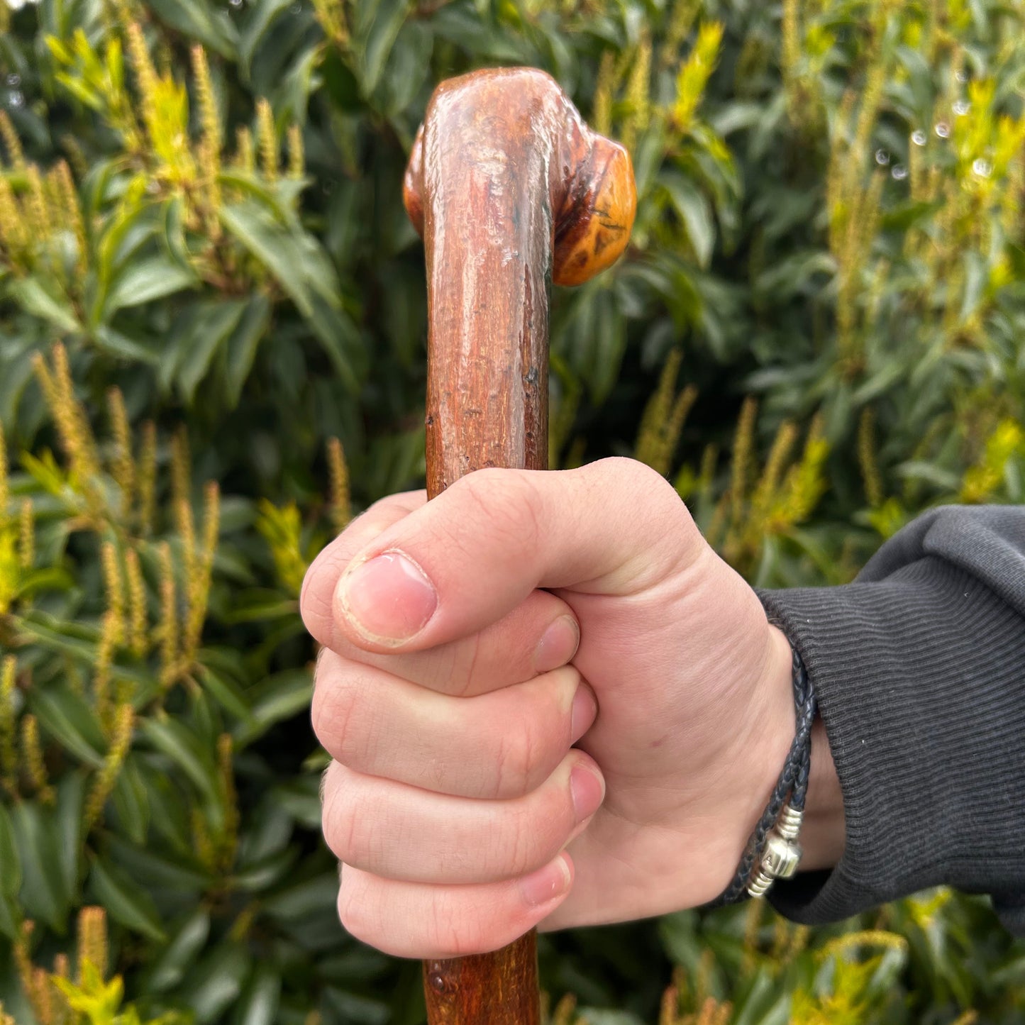 Blackthorn Shillelagh Knob Stick with Varnish Finish – 101 cm (39.7”)