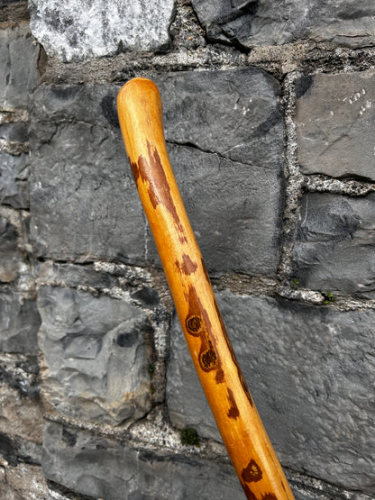 Light Hazel Walking Stick with Copper End – 37” (94 cm)