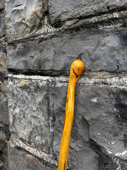 Light Hazel Walking Stick with Copper End – 37” (94 cm)