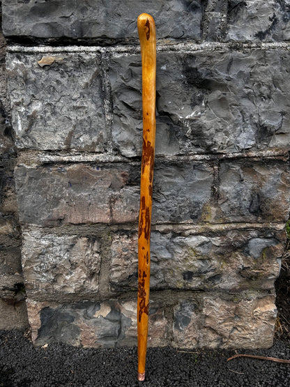 Light Hazel Walking Stick with Copper End – 37” (94 cm)