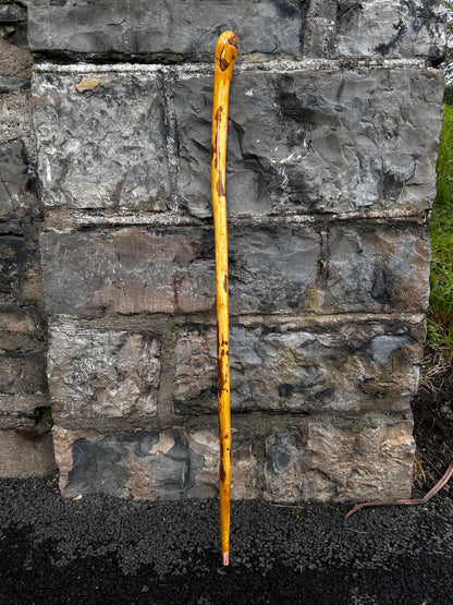 Light Hazel Walking Stick with Copper End – 37” (94 cm)