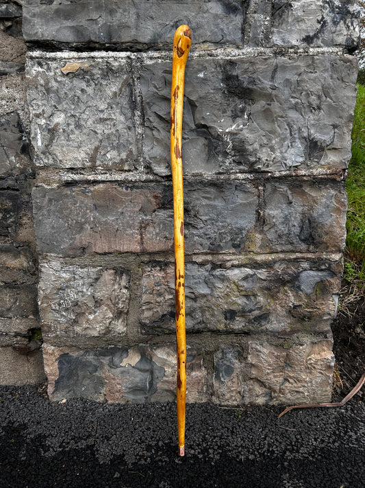 Light Hazel Walking Stick with Copper End – 37” (94 cm)