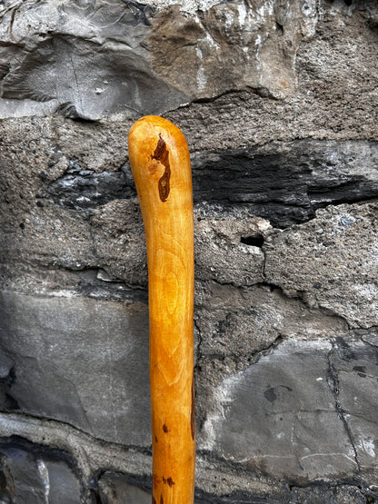 Light Hazel Walking Stick with Copper End – 37” (94 cm)