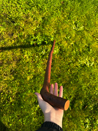 Blackthorn Walking Stick with Sloped L Handle – 97 cm (38.1”)