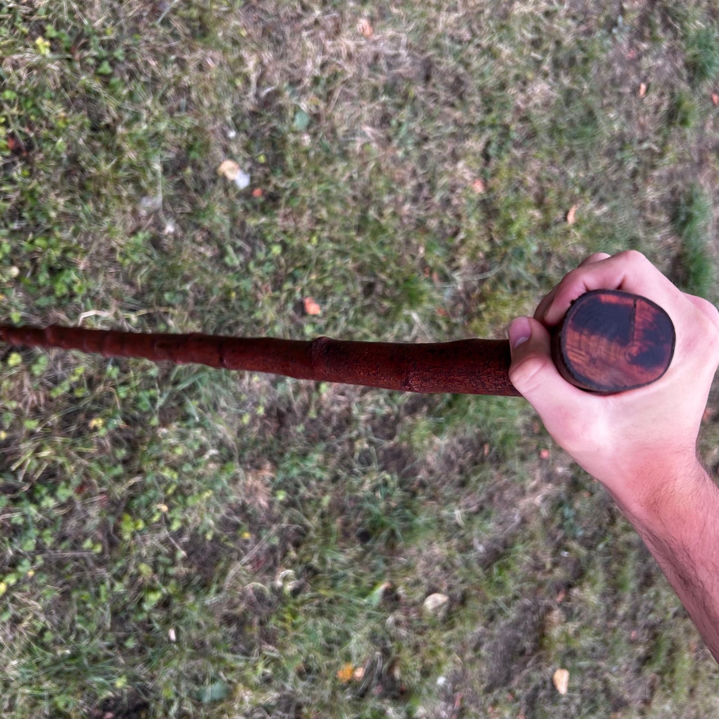 Chunky Blackthorn Shillelagh Sloped L Handle – 98.1 cm (38.6”)