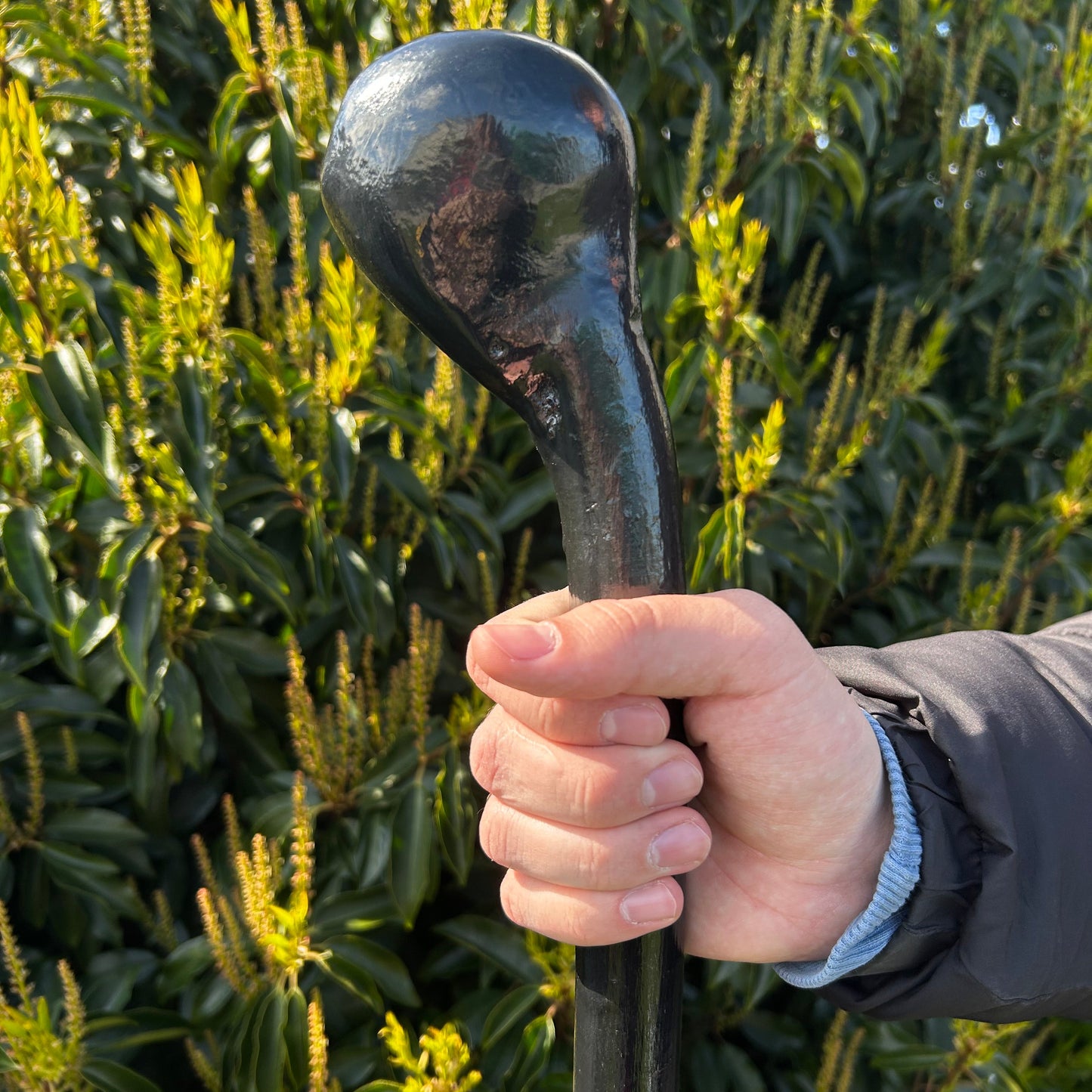 Blackthorn Shillelagh Full Black Knob Stick – 109 cm (42.9”)