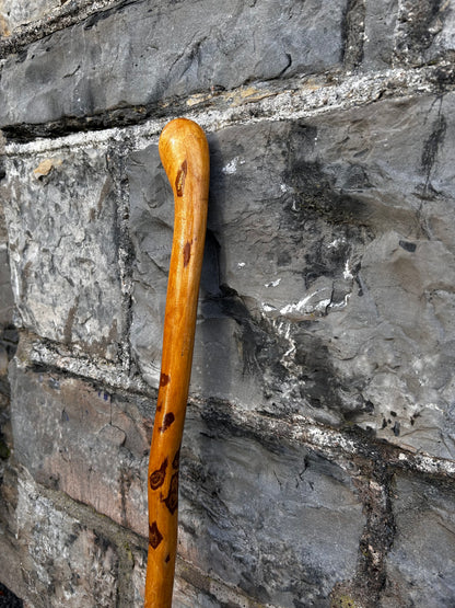 Light Hazel Walking Stick with Copper End – 37” (94 cm)