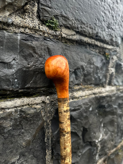 98cm spalted beech head and hazel shaft
