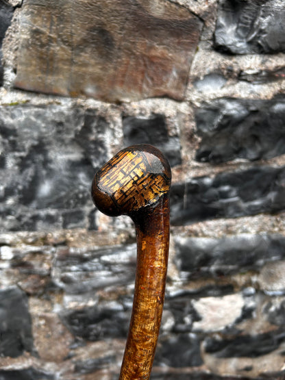 Sold - Unique Hazel Walking Stick with Finished Head – 98 cm (38.5”)