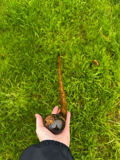 Sold - Unique Hazel Walking Stick with Finished Head – 98 cm (38.5”)