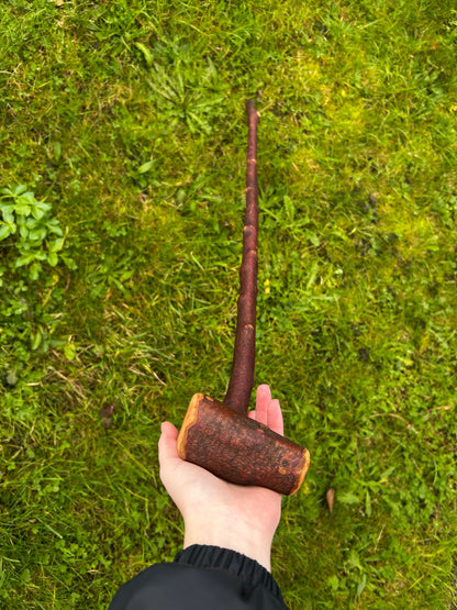Sold - Blackthorn Walking Stick with Large T-Style Handle – 102 cm (40.1”)