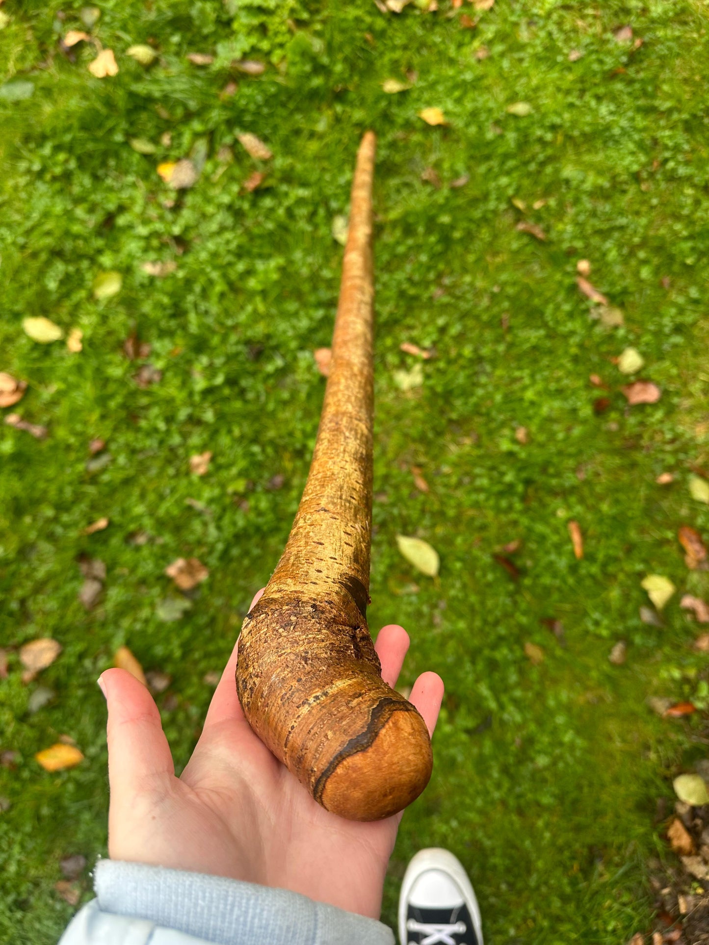 Hazel Walking Stick with Small Head – 114 cm  / 44.9 inches