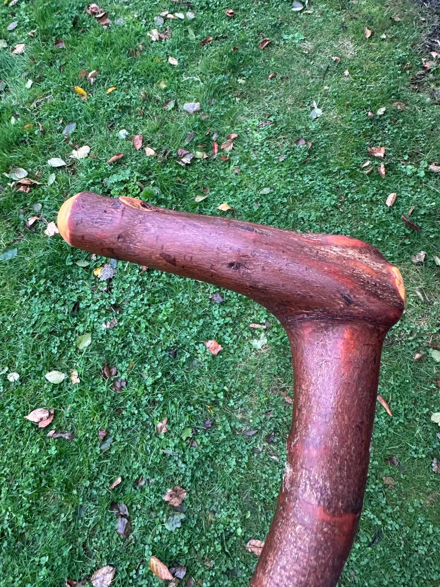 Sold to Abel Blackthorn Walking Stick with L Handle & Door Knocker – 102 cm / 40.2 inches