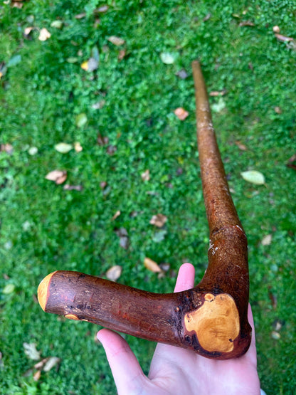 Sold to Abel Blackthorn Walking Stick with L Handle & Door Knocker – 102 cm / 40.2 inches