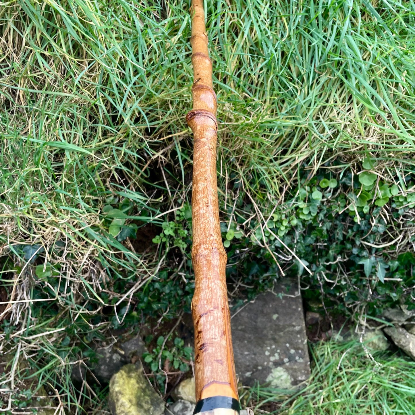 Blackthorn Tall staff Hiking stick with Antler