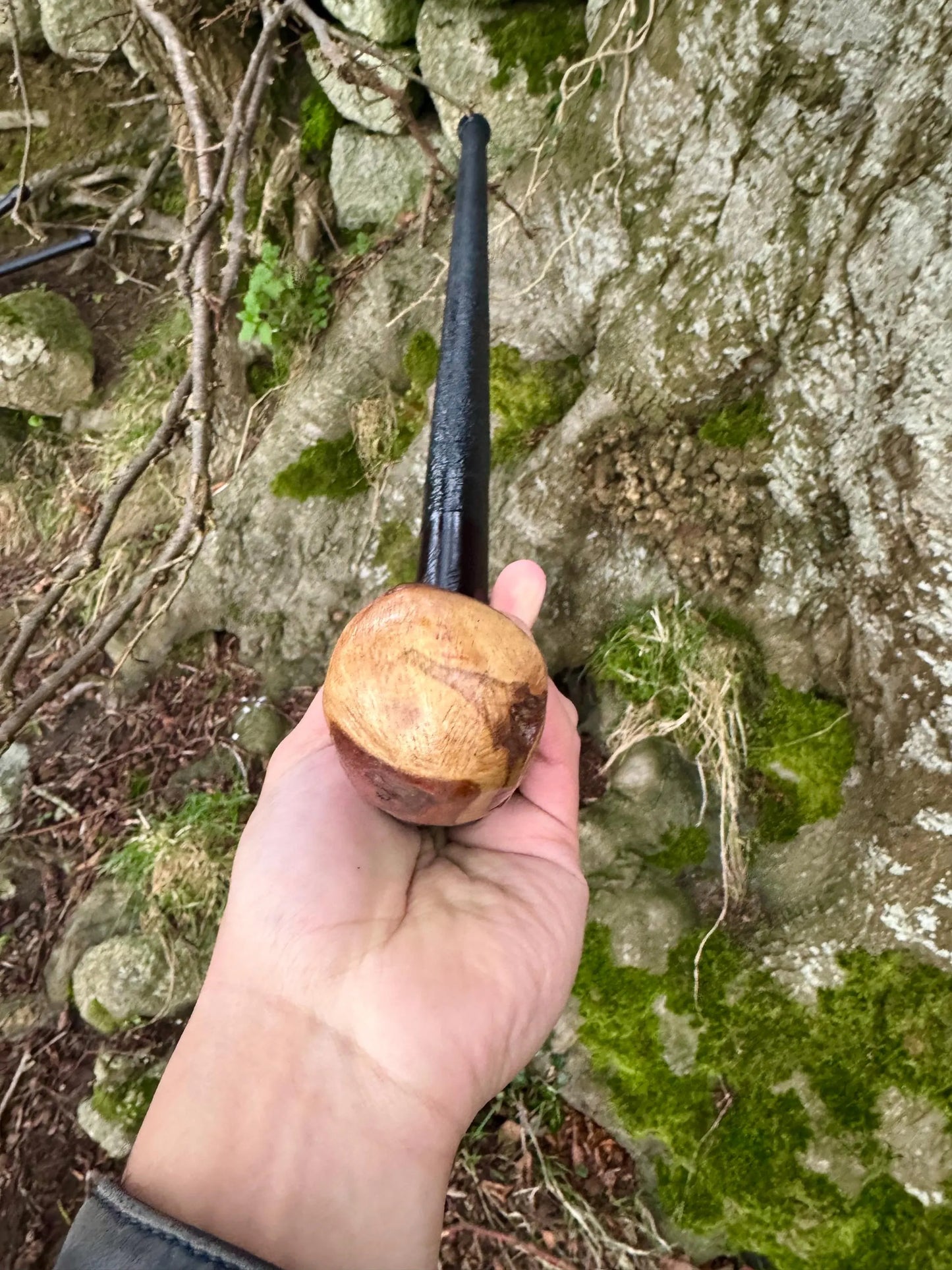 Irish walking stick in Blackthorn and Hazel