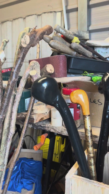 Blackthorn Shillelagh Full Black Knob Stick – 109 cm (42.9”)